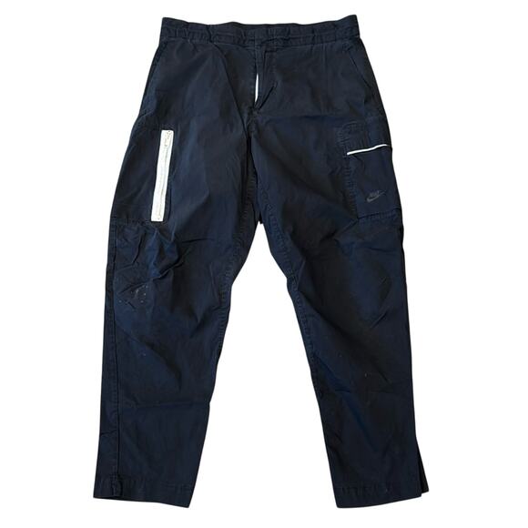 Nike Men's Essential Style Woven Utility Cargo Pants Black Size 34 - Picture 3 of 15